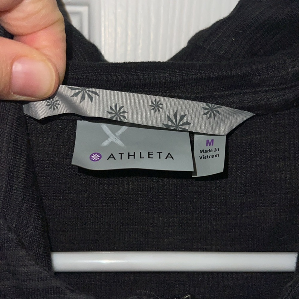 Athleta Black Textured Jacket - Picture 3 of 9